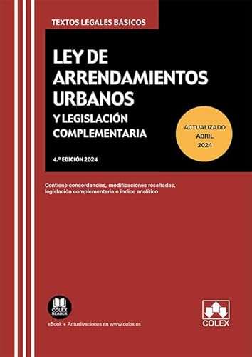 9788411944496: Ley de arrendamientos urbanos y legislacin complementaria: Contiene concordancias, legislacin complementaria e ndice analtico