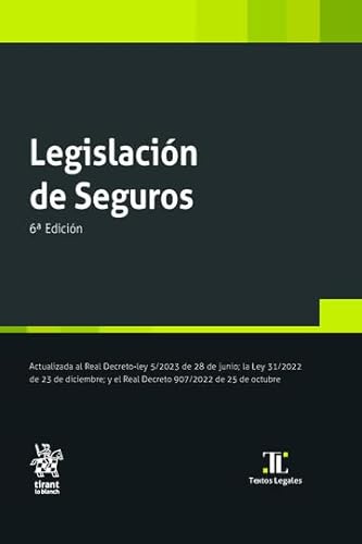 9788411971027: Legislacin de Seguros 6 Edicin (Textos Legales)