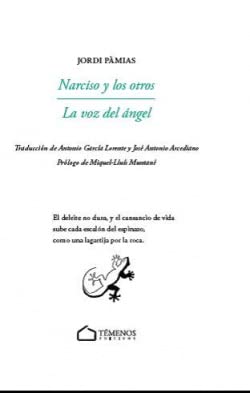 9788412082975: Narciso y Los otros/ La Voz Del ngel: 3 (Verso)