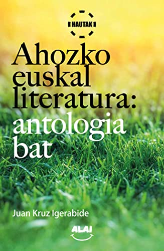 Stock image for Ahozko euskal literatura: antologia bat for sale by Agapea Libros
