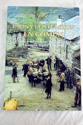 Stock image for Usos y Costumbres en Comn "Claves y Referencias de la Sociedad Leonesa, Siglos XVI-XX" for sale by ARTEMIS Librera