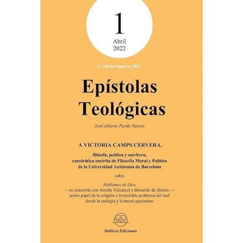 Stock image for EPISTOLAS TEOLOGICAS 1 - A VICTORIA CAMPS CERVERA for sale by Hiperbook Espaa