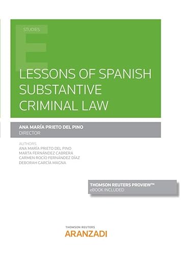 Imagen de archivo de Lesson of spanish substantive criminal law (Papel + e-book): GENERAL PART II. Legal theory of crime I. Typicity a la venta por AG Library