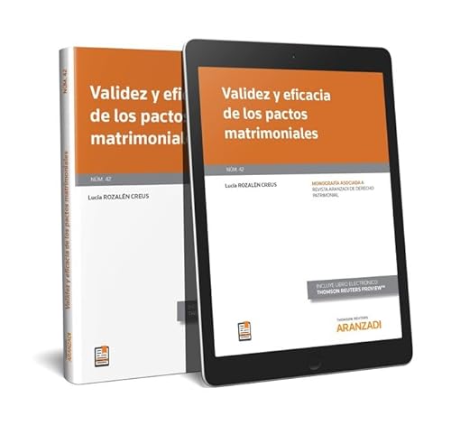 Stock image for VALIDEZ Y EFICACIA DE LOS PACTOS MATRIMONIALES for sale by AG Library