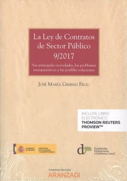 Stock image for LEY DE CONTRATOS DE SECTOR PUBLICO 9/17 PROBLEMAS INTERPRET for sale by AG Library