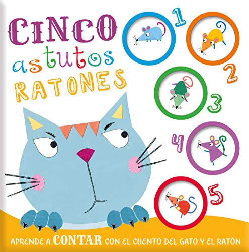 9788413342818: cinco astutos ratones (APRENDE A CONTAR)