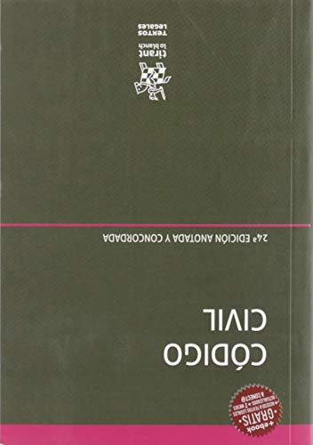 9788413360546: Cdigo Civil 24 edicin 2019 Anotada y Concordada (Textos Legales)