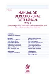 Stock image for Manual de derecho penal: Parte especial Tomo 1 (Manuales, Band 1) for sale by medimops