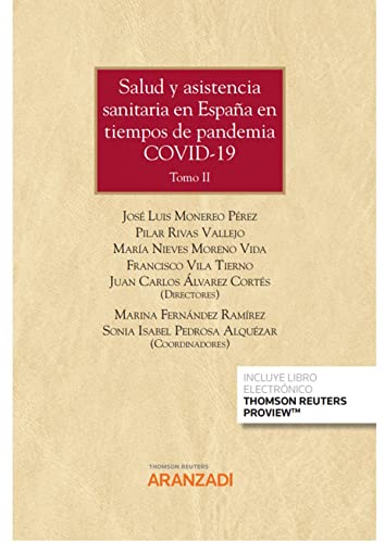 9788413462585: Salud y asistencia sanitaria en Espaa en tiempos de pandemia covid-19 ( 2 Tomos ) (Papel + e-book)