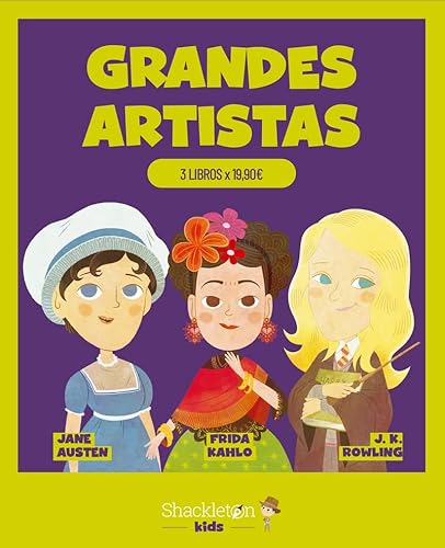 Imagen de archivo de PACK 'GRANDES ARTISTAS' (Frida Kahlo - Jane Austen - J.K. Rowling) a la venta por KALAMO LIBROS, S.L.