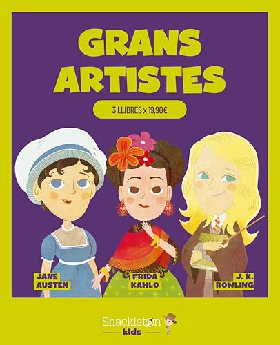 Imagen de archivo de PACK GRANS ARTISTES (Frida Kahlo - Jane Austen - J.K. Rowling) a la venta por KALAMO LIBROS, S.L.