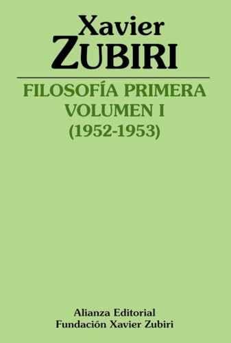 

Filosofía primera (1952-1953)