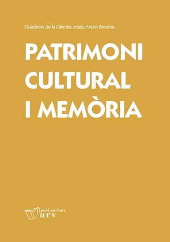 Stock image for PATRIMONI CULTURAL I MEMRIA for sale by Librerias Prometeo y Proteo