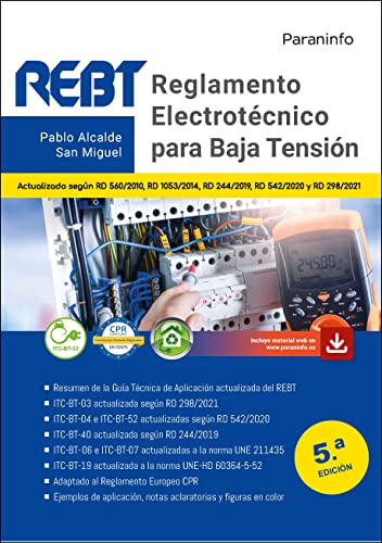 Imagen de archivo de Reglamento electrotcnico para Baja Tensin 5. edicin 2021 a la venta por medimops