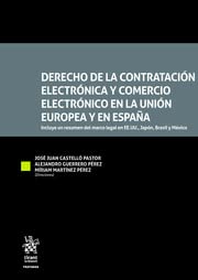 9788413782263: Derecho de la Contratacin Electrnica y Comercio Electrnico en la Unin Europea y en Espaa