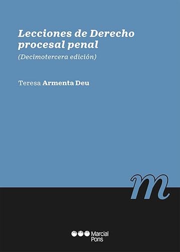 Stock image for Lecciones de Derecho procesal penal. 13 ed. (Manuales Universitarios) for sale by medimops