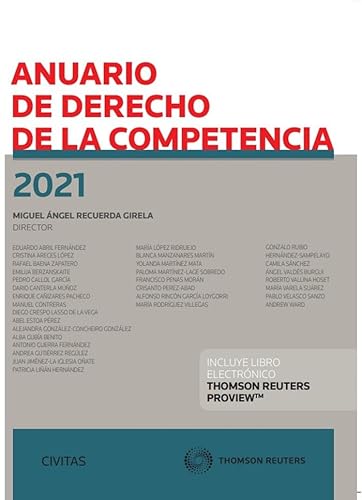 Stock image for Anuario de derecho de la competencia (2021) for sale by AG Library