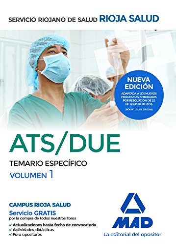 Stock image for ATS/DUE DEL SERVICIO RIOJANO DE SALUD. TEMARIO ESPECFICO VOLUMEN 1 for sale by Zilis Select Books