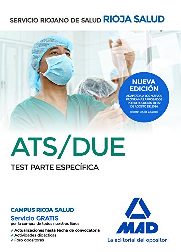 9788414202739: ATS/DUE del Servicio Riojano de Salud. Test parte especfica (Spanish Edition)