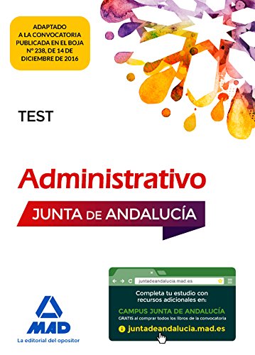 9788414203040: Administrativo de la Junta de Andaluca Turno Libre. Test