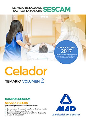 Beispielbild fr CELADOR DEL SERVICIO DE SALUD DE CASTILLA-LA MANCHA (SESCAM). TEMARIO VOLUMEN 2 zum Verkauf von Zilis Select Books