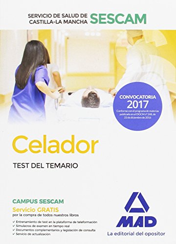 Stock image for Celador, Servicio de Salud de Castilla-La Mancha (SESCAM). Test del temario for sale by Iridium_Books