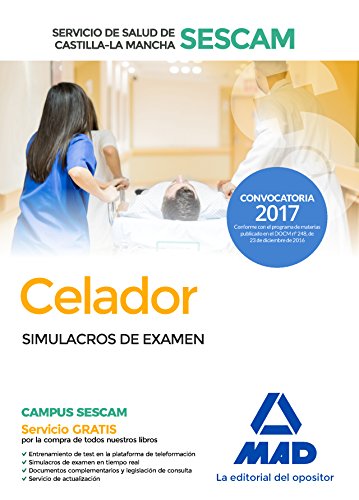 9788414204504: Celador del Servicio de Salud de Castilla-La Mancha (SESCAM). Simulacro de examen