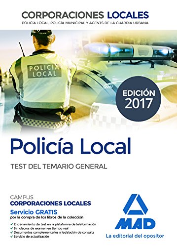 Imagen de archivo de POLICIA LOCAL TEST DEL TEMARIO GENERAL a la venta por Iridium_Books