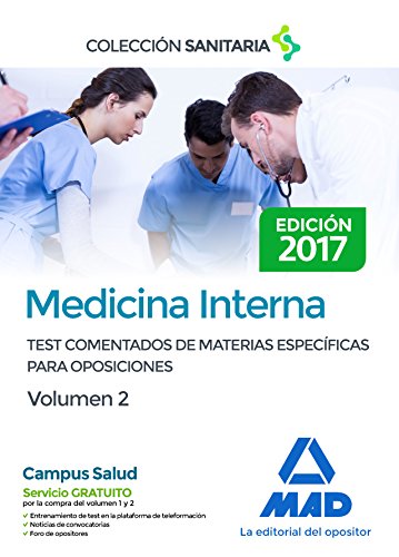 Stock image for MEDICINA INTERNA. TEST COMENTADOS DE MATERIAS ESPECFICAS PARA OPOSICIONES. VOLU for sale by Zilis Select Books