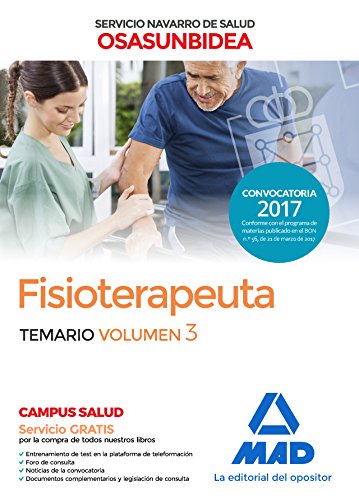 Stock image for FISIOTERAPEUTA DEL SERVICIO NAVARRO DE SALUD-OSASUNBIDEA. TEMARIO VOLUMEN 3 for sale by Zilis Select Books