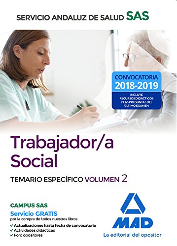 Imagen de archivo de Trabajador/a Social del Servicio Andaluz de Salud. Temario Especfico Volumen 2 a la venta por Iridium_Books