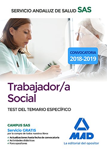 Imagen de archivo de Trabajador/a Social del Servicio Andaluz de Salud. Test del Temario Especfico a la venta por Iridium_Books