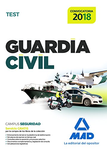 Stock image for GUARDIA CIVIL 2018 TEST PARA LA PREPARACION DE LA OPOSICION for sale by Iridium_Books