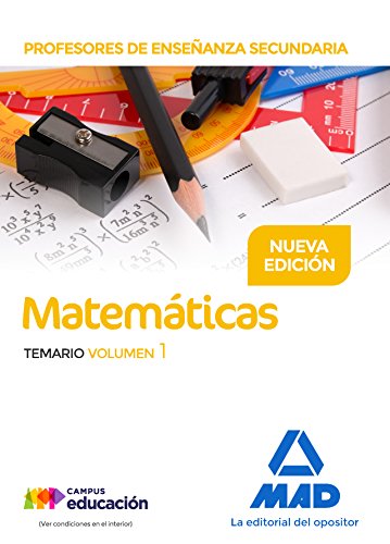 Stock image for Profesores de Enseanza Secundaria Matemticas Temario volumen 1 for sale by Iridium_Books