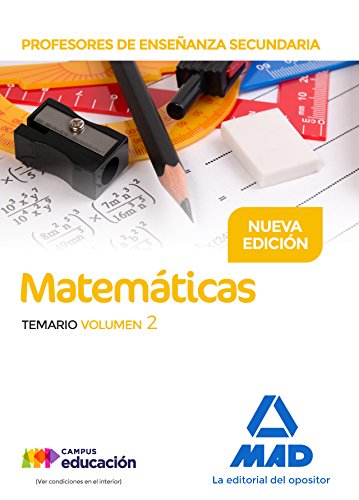 Stock image for Profesores de Enseanza Secundaria Matemticas Temario volumen 2 for sale by Iridium_Books