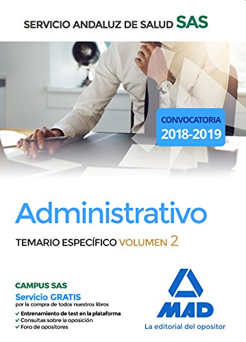 Beispielbild fr Administrativo del Servicio Andaluz de Salud. Temario especfico volumen 2 zum Verkauf von Iridium_Books