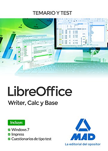 Imagen de archivo de LibreOffice : writer, calc y base : temario y test a la venta por Revaluation Books