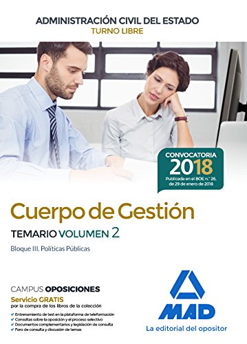 Stock image for Cuerpo de Gestin de la Administracin Civil del Estado(Turno Libre). Temario volumen 2 for sale by Iridium_Books