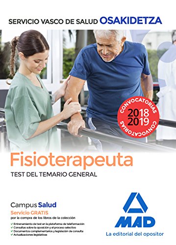 9788414216224: Fisioterapeuta de Osakidetza-Servicio Vasco de Salud. Test General