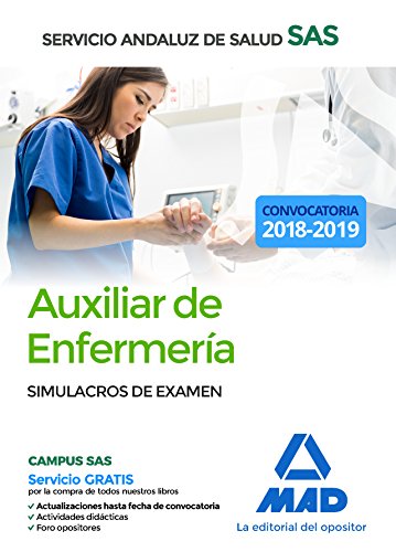 Imagen de archivo de Auxiliar Enfermera del Servicio Andaluz de Salud. Simulacros de examen a la venta por Iridium_Books