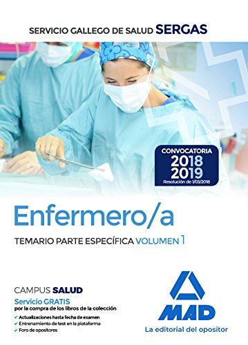 Imagen de archivo de Enfermero/a Del Servicio Gallego de Salud. Temario Parte Especifica Volumen 1 a la venta por Hamelyn