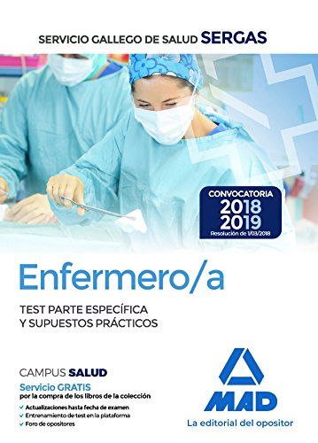 Beispielbild fr Enfermero/a Del Servicio Gallego de Salud. Test Parte Especfica y Supuestos Prcticos zum Verkauf von Hamelyn