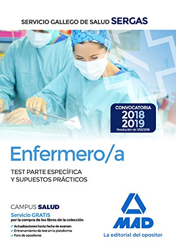 Stock image for Enfermero/a Del Servicio Gallego de Salud. Test Parte Especfica y Supuestos Prcticos for sale by Hamelyn