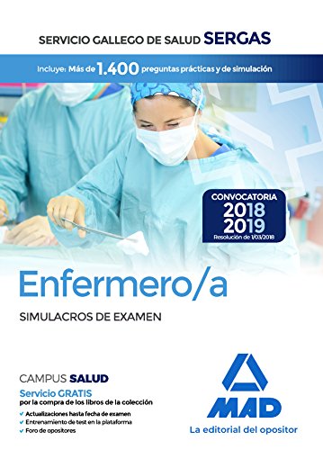 Imagen de archivo de Enfermero/a Del Servicio Gallego de Salud. Simulacros de Examen a la venta por Hamelyn