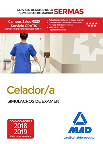 9788414219331: Celador/a del Servicio de Salud de la Comunidad de Madrid. Simulacros de examen