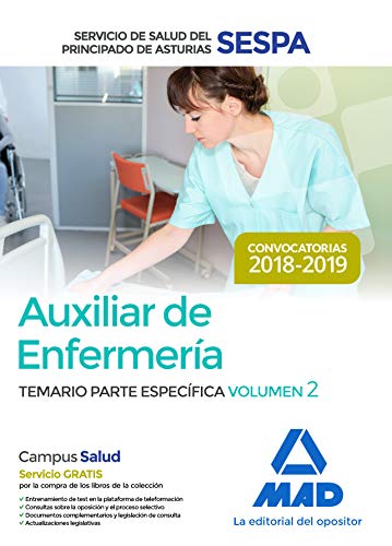 Stock image for AUXILIAR ENFERMERIA SERVICIO SALUD PRINCIPADO ASTURIAS 2 for sale by Iridium_Books