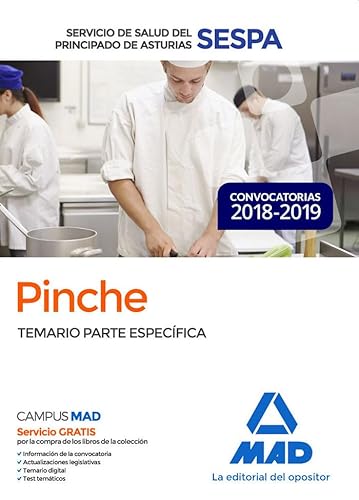 Imagen de archivo de Pinche del Servicio de Salud del Principado de Asturias (SESPA). Temario Parte Especfica a la venta por medimops