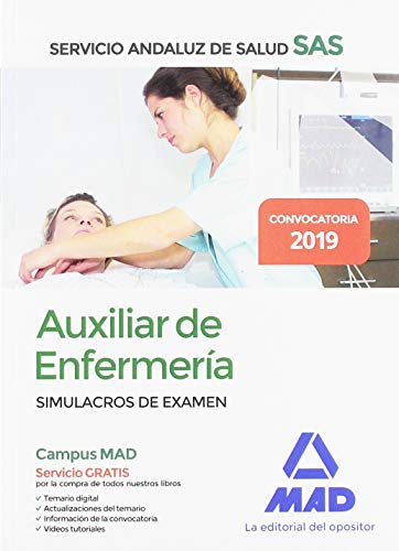 Imagen de archivo de Auxiliar Enfermera Del Servicio Andaluz de Salud. Simulacros de Examen a la venta por Hamelyn