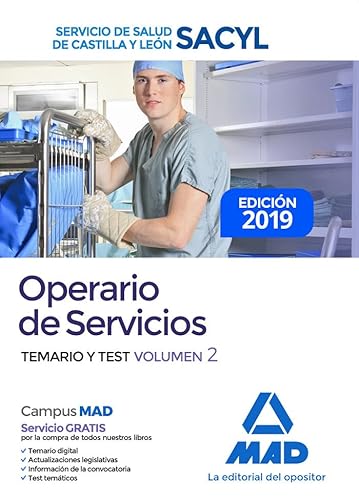 9788414226605: Operario de Servicios del Servicio de Salud de Castilla y Len (SACYL). Temario y test volumen 2 (Spanish Edition)