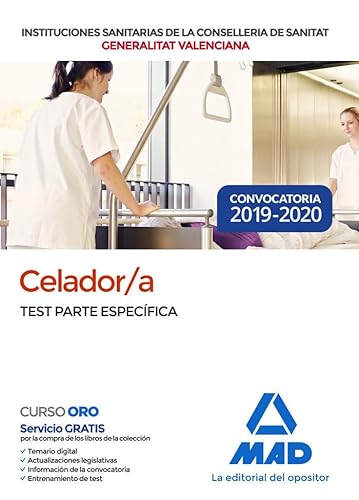 9788414233061: Celador/a de Instituciones Sanitarias de la Conselleria de Sanitat de la Generalitat Valenciana. Test parte especfica (Spanish Edition)